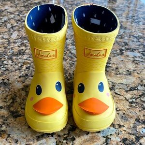 New Joules Welly Rubber Boots Yellow Duck (Germany)